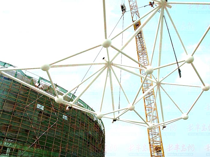灌南体育馆网架安装